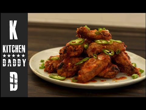Spicy Sambal Chicken WIngs | Kitchen Daddy