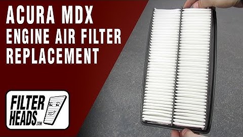 How to Replace Engine Air Filter 2007-2009 Acura MDX V6 3.7L
