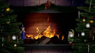 Silent Night ❄ Fireplace HD ❄ Christmas Carols for children  Christmas Songs