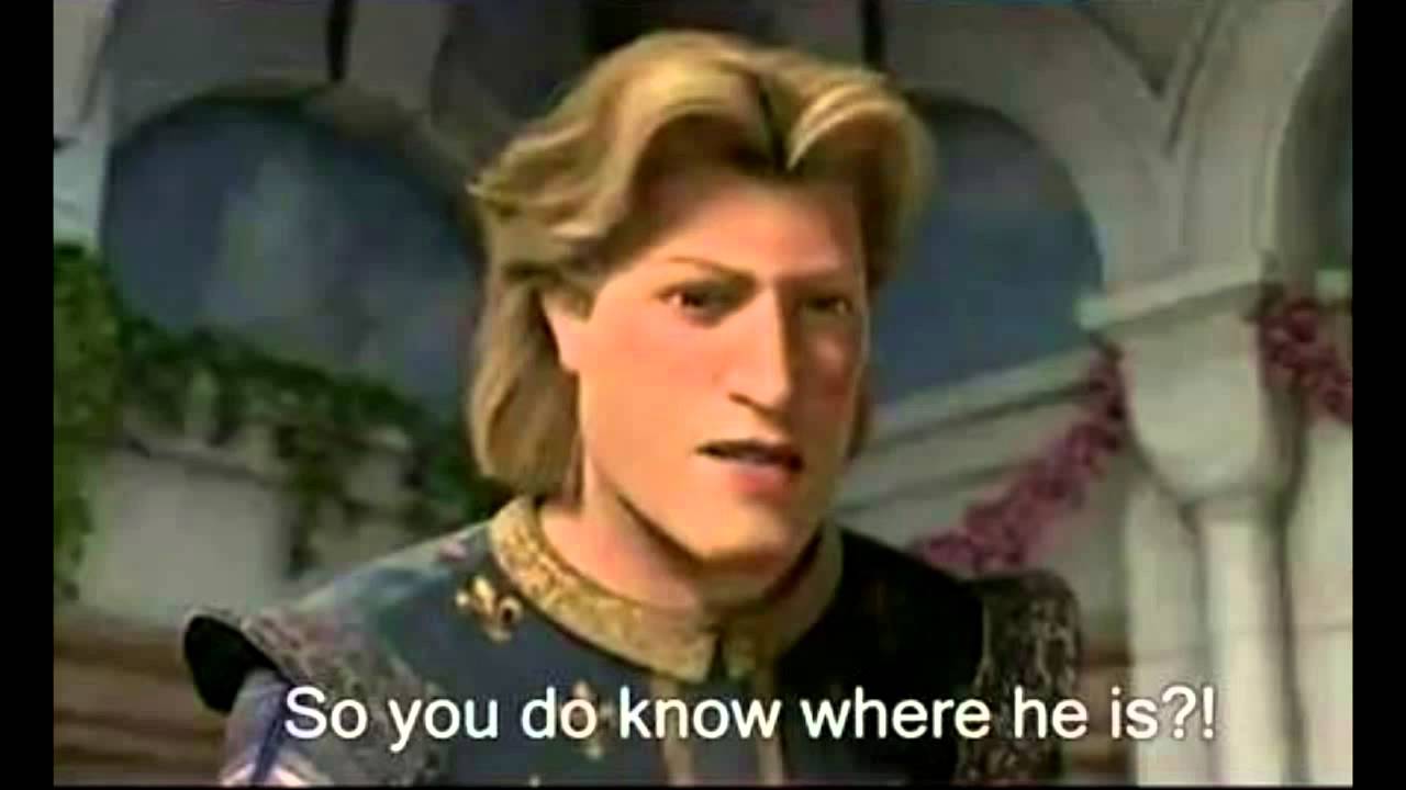 Принц чарминг из шрека с кого рисовали