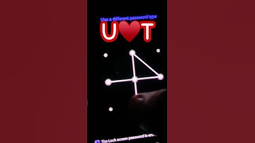 U T new Lock Screen Pattern new pattern lock 🔒 #lockscreen #love #viralshorts