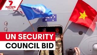Australia bids for UN Security Council seat amid polling slump | 7NEWS