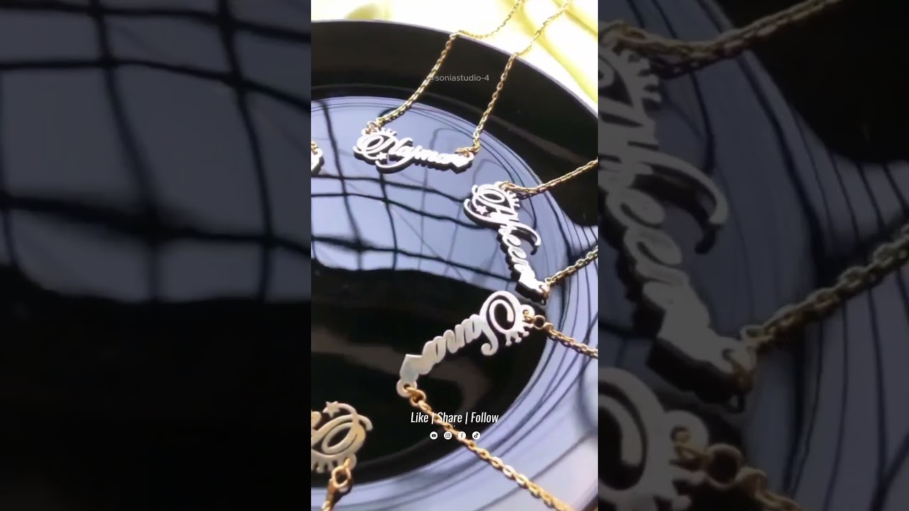 Customized Jewellery🌹 name necklace ✨