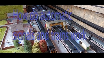 Model trains railway. How do signals work? OO gauge.