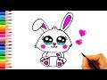 Sevimli Tavşan Nasıl Çizilir? - How To Draw Bunny Rabbit