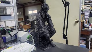 3D모델링후 3D프린터사용 15일간 출력!조각작품만들기 (3D모델링/아프리카새벽님제공)
