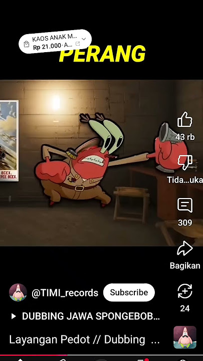 Spongebob bahasa jawa uni soviet vs jerman nazi