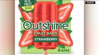 Outshine frozen fruit bars recalled