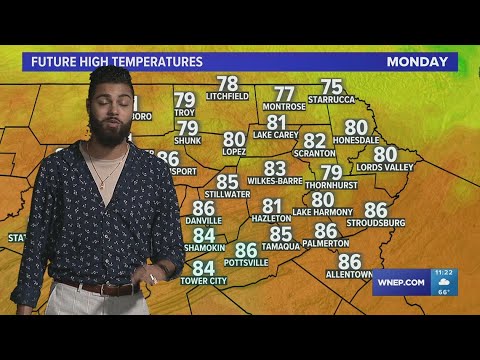 Record high temperatures possible Monday - YouTube