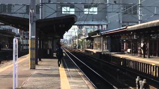 名鉄3500系 3508F + 3100系 3118F 急行 豊川稲荷 行 新安城 到着〜発車