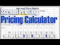 Screen Printing: Pricing Calculator (S:04/Vlog 044)