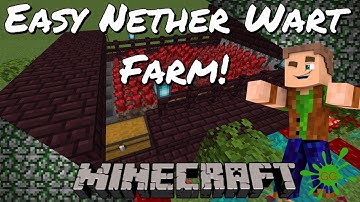 Gob’s Quickies - Minecraft Tutorial - How to make an easy semi-automatic Nether Wart Farm!
