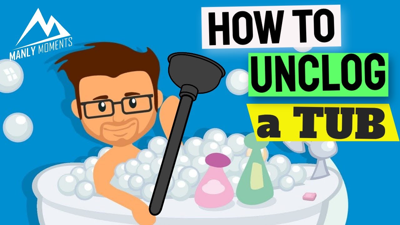How to Unclog a Bath Drain in Less than 5 Minutes Funny YouTube