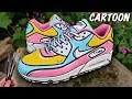 Custom cartoon air max 90s