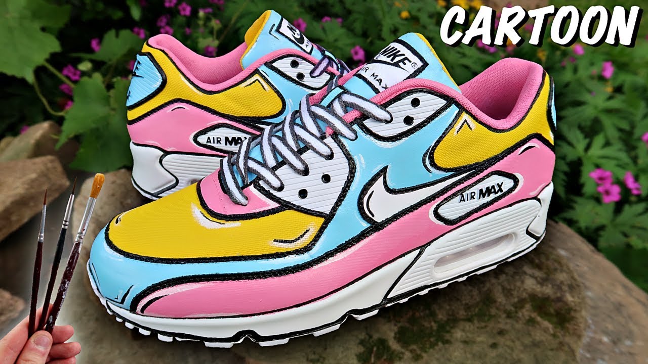 nike air max 90 custom sneakers