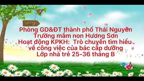 Trò chuyện về công việc của các cô, các bác cấp dưỡng