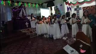 Tarian Lilin Kecil, persembahan kelas Besar, di Natal Sempoa Sip TC Balige