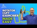 Simple rotator cuff exercises ( Easy Ways to Improve Your Bench and Military Press, Pull /Chin Ups!)