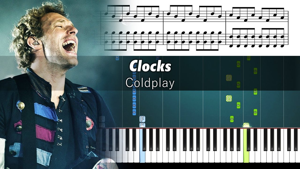 Coldplay - Clocks - Accurate Piano Tutorial with Sheet Music Coldplay - Clocks - Accurate Piano Tutorial with Sheet Music
