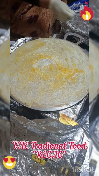 One of UAE Traditional Food 'Regag' #SHORTS