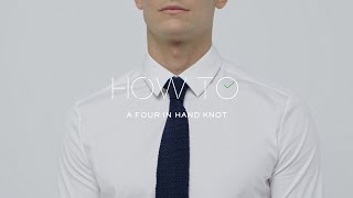 How To Tie A Four-In-Hand Tie Knot | MR PORTER