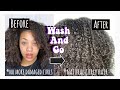 Wash and Go natural curly hair routine( no more damaged hair)