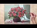 Acrylic Painting Bouquet of Roses