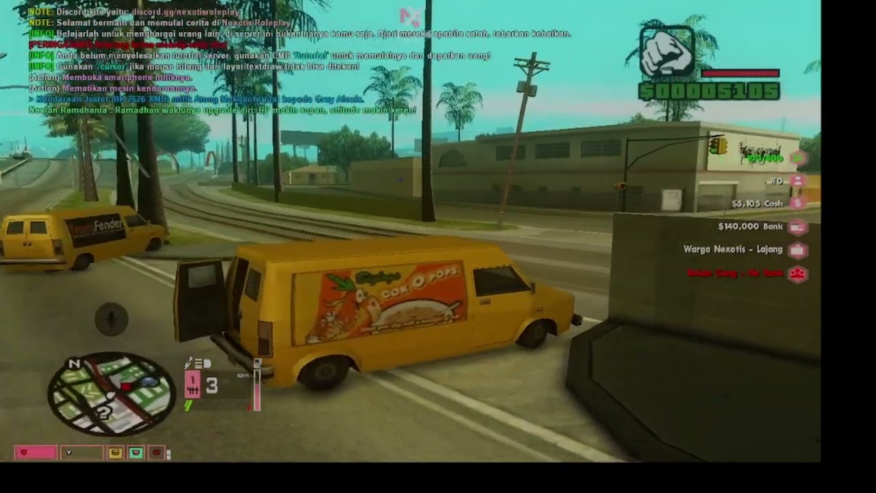 MENJADISUPIR ANGKOT DI GTA SAMPROLE PLAY ||DAY2 NEXOTIS ROLEPAY