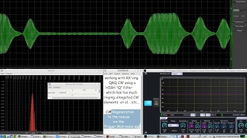 QRQ CW Receive using a HIGH Q FILTER - too much ringing? elongated CW elements? - try using a DE-Qer