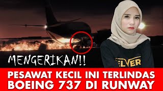 Pesawat Kecil ini Terlindas Boeing 737 di Runway | UsAir 1493 vs SKW 5569
