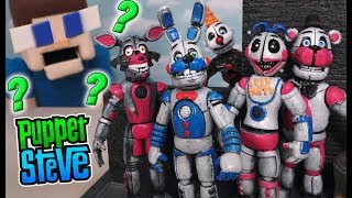 FNAF Five Nights at Freddy's BOOTLEG Funtime BONNIE CHICA 5 inch Figures Sister Location TOY Fake