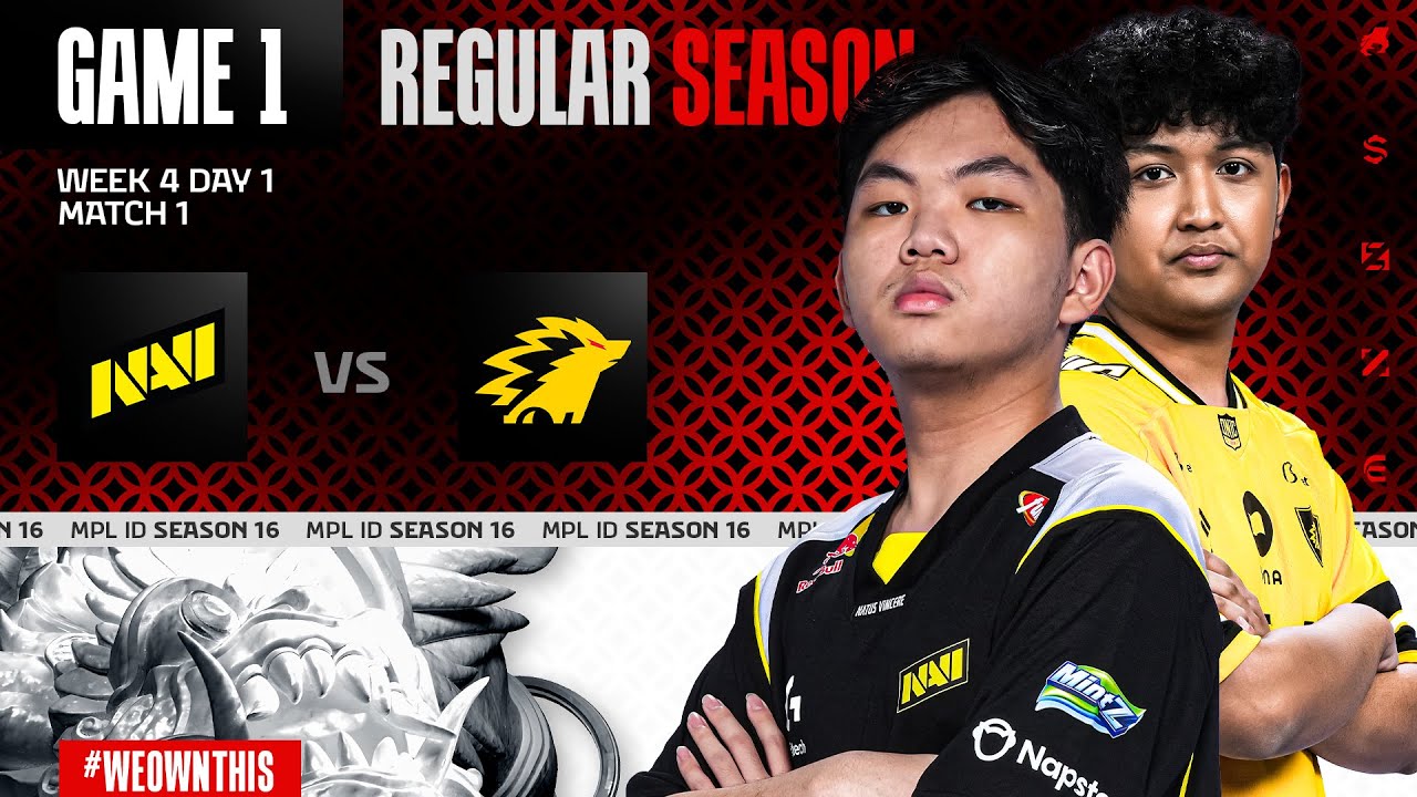NAVI vs ONIC | Regular Season Week 4 Day 1 | Game 1 | #MPLIDS16