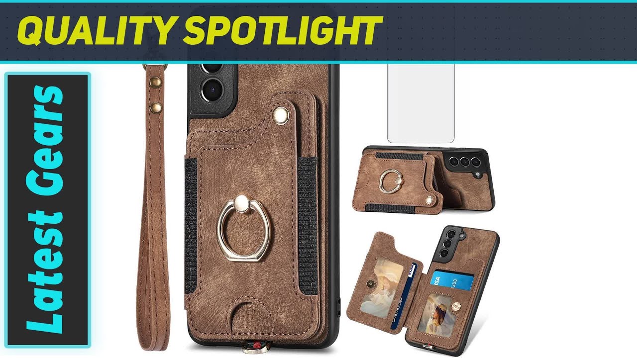 reviewAsuwish Samsung Galaxy S21 Plus Wallet Cover Review with RFID Card Holder and Ring Stand