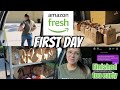 My first day as an Amazon FRESH Driver! $41/hour BUT I finished too early 😵