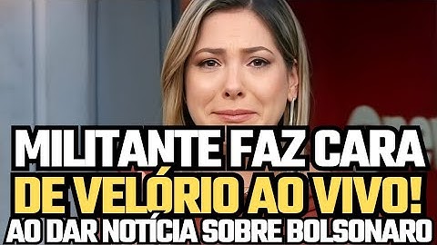 Apresentadora da Globo Fica Nervosa e Faz Cara de Velório ao Vivo ao Dar Notícia Sobre Bolsonaro!