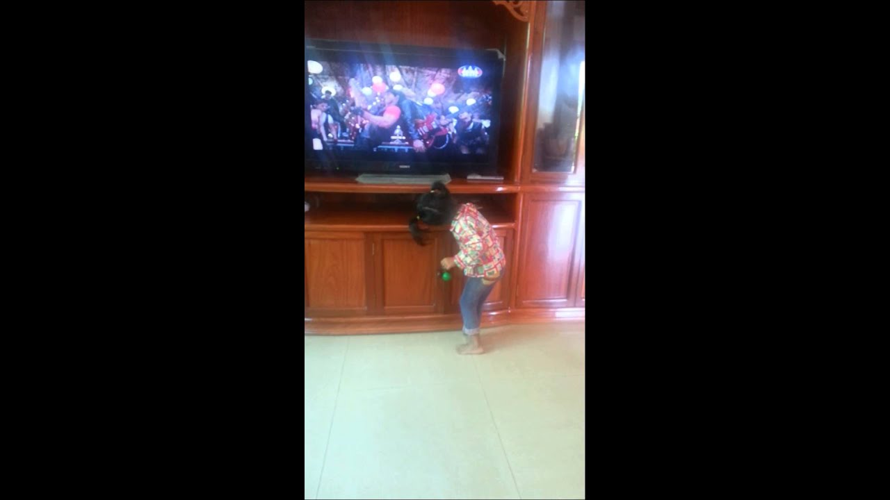 Funny little girl dancing YouTube