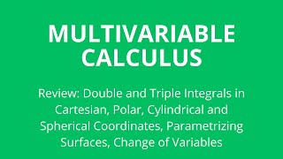 Multivariable Calculus, Math 241, Exam 3, Spring 2024
