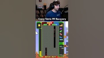 Crazy Tetris 99 Recovery #shorts #shortsvideo #gaming #tetris #tetris99