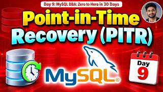 MySQL Day 9 : MySQL Point-in-Time Recovery using Full Backup & Binary Logs #mysql #recovery #day9