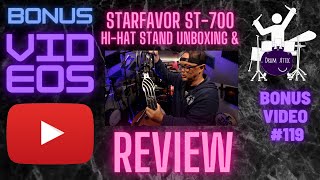 Starfavor ST-700 Hi-Hat Stand Unboxing & Review