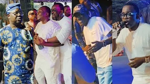Oganla Pasuma, Sefiu Alao, Remi Aluko, Muri Thunder Sing together on Stage @ Oshodi Day 2024