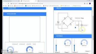 Full wave rectifier practical- simulation-virtual lab