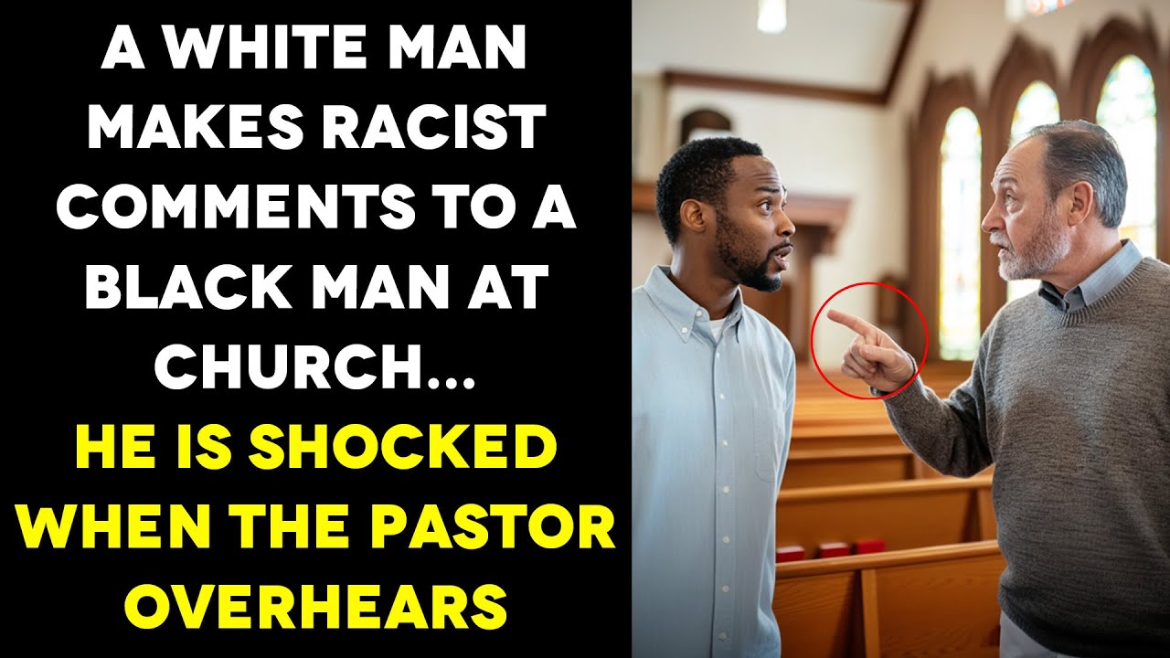 A Racist White Man Humiliates A Black Man In Church, He Is Shocked When The Pastor Approaches Him