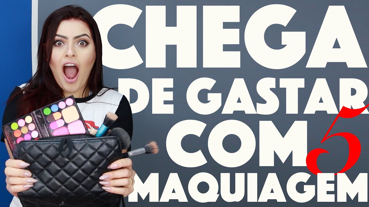 CRIANDO KIT DE MAQUIAGEM CASEIRA SEM GASTAR NADA #5 \😎/ | KIM ROSACUCA