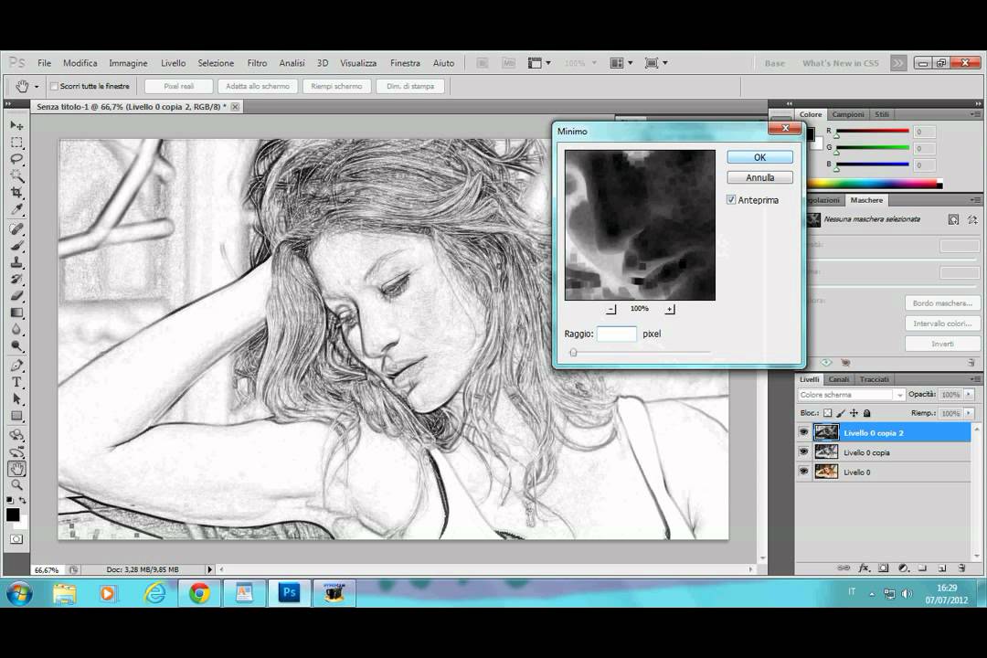 Tutorial Photoshop Effetto Disegno A Matita