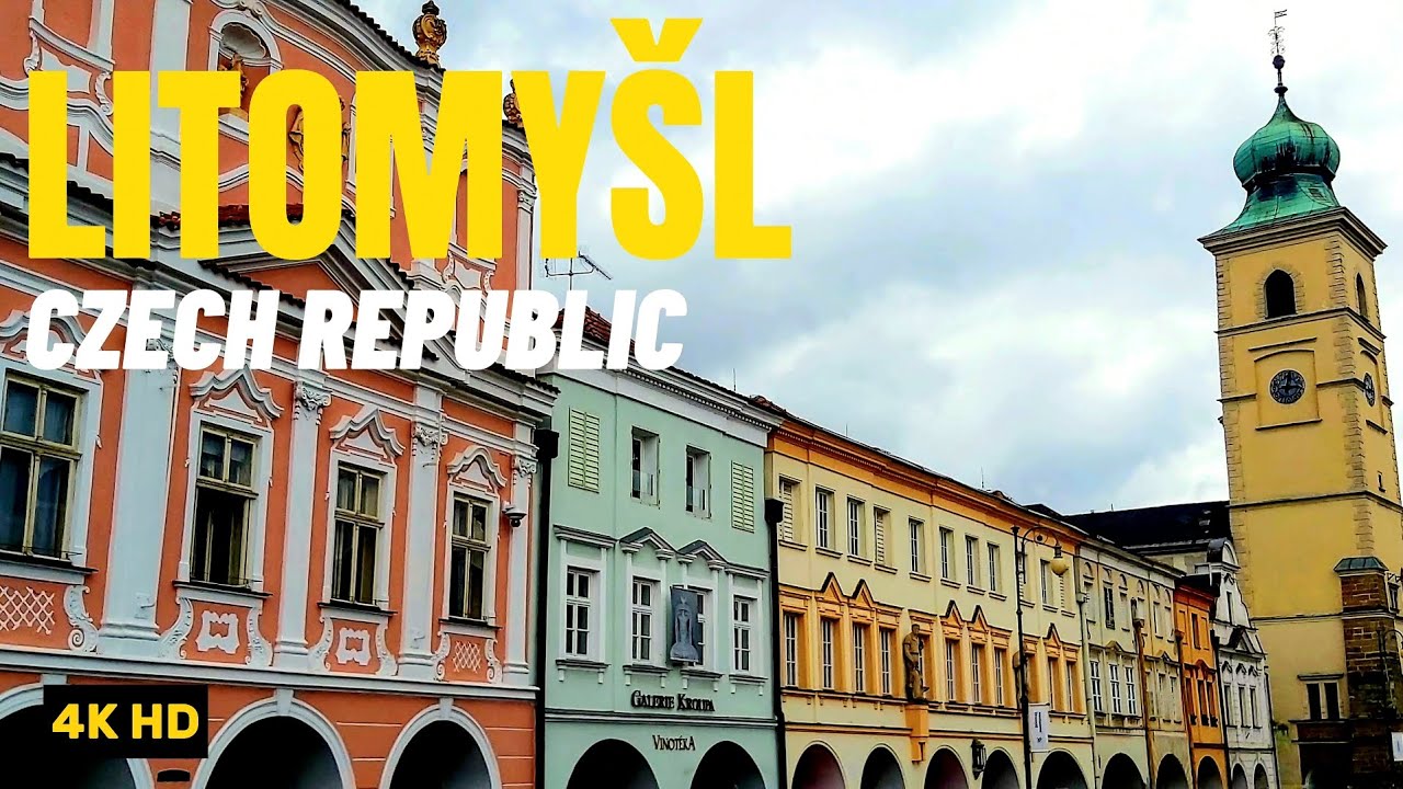 LITOMYŠL, Czech Republic. Walking Tour.