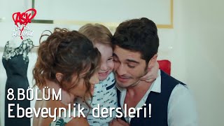 Hayat ve Murat, çocuk baktı! | Aşk Laftan Anlamaz 8. Bölüm