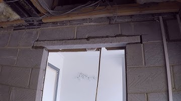 Making doorway, installing lintel | Garage conversion part 4