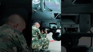 Equipping Mil 35 Helicopter .