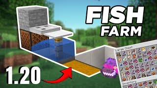 Easiest Minecraft 1.20.4 AFK Fish Farm! Bedrock + Java 🔥 New 2024